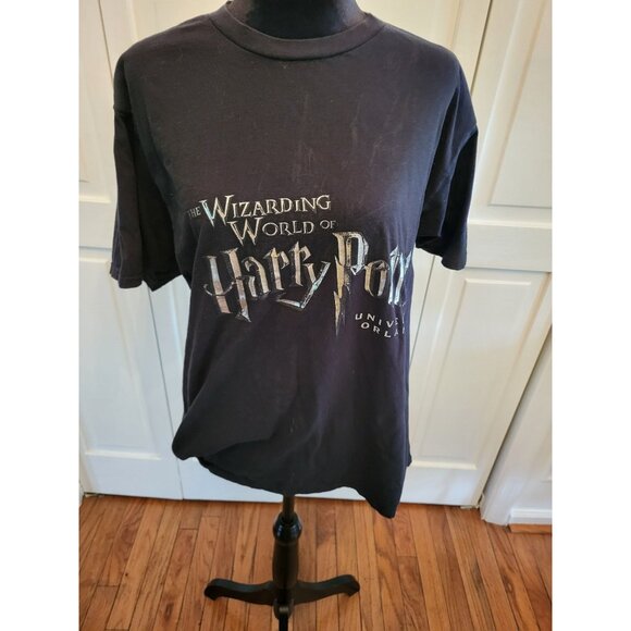 Universal Other - 4/$19 Harry Potter Universal Orlando Black/Silver tee sz L Wizarding World